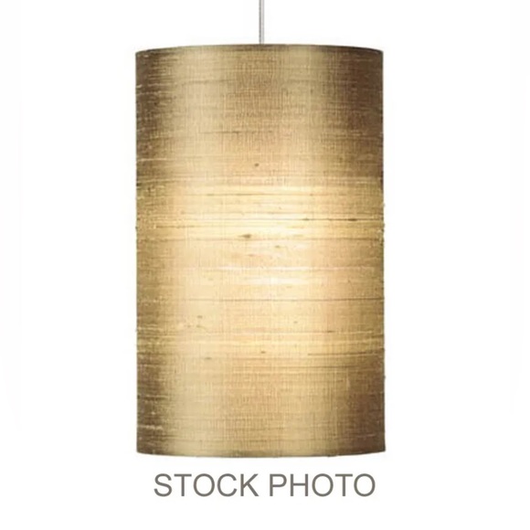 Tech Lighting 700FJFABZ-LEDS930-Fab Freejack Mini Pendant-Almond Fabric-Bronze - Picture 10 of 11